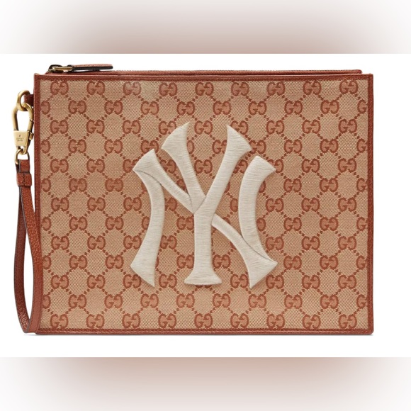 Gucci Handbags - Gucci NY Yankees Patch Pouch Unisex